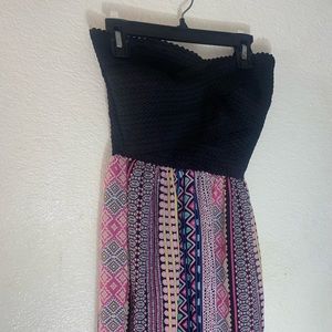 Halter too long dress never wore, but no tag